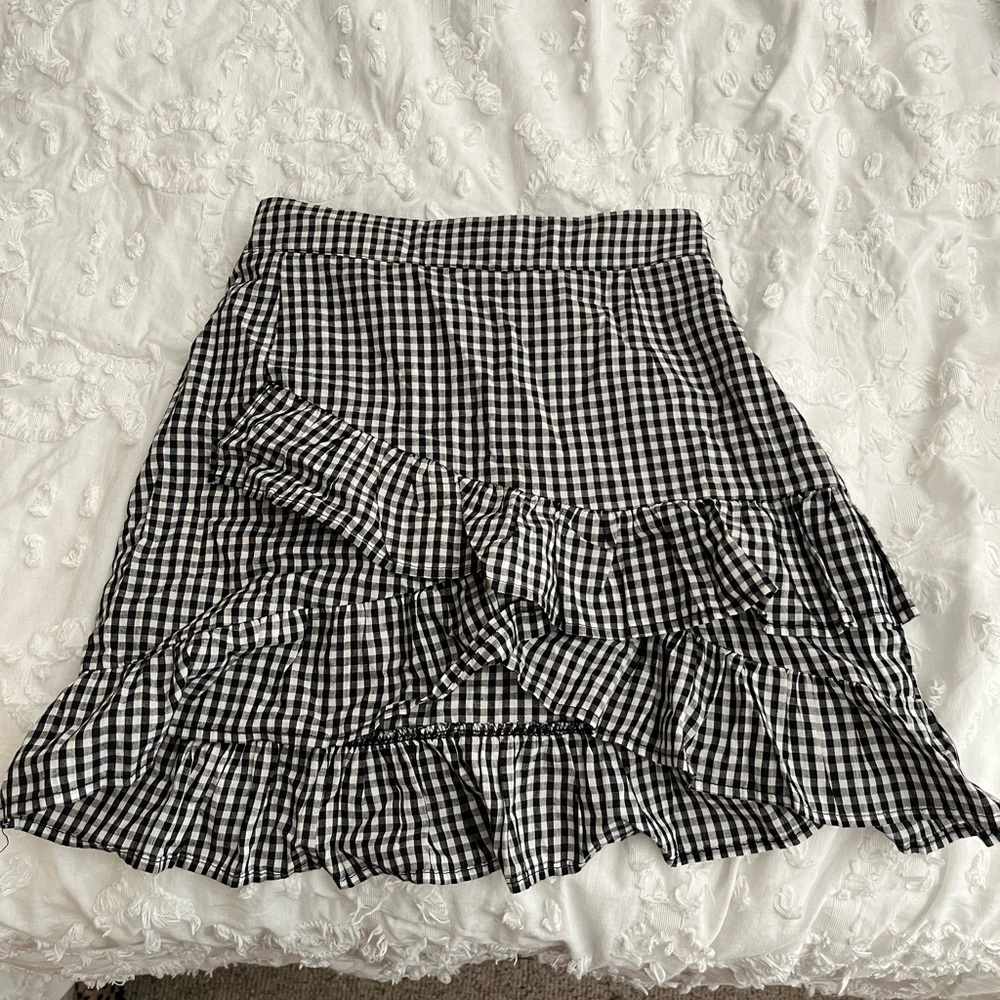 Princess Polly checkered skirt
